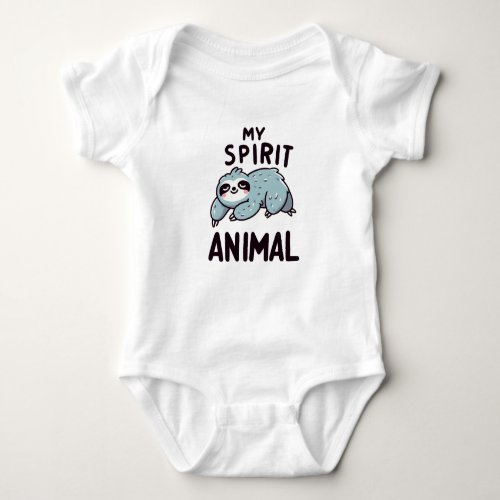 Spirit animal baby bodysuit