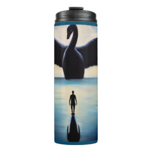 Spirit Animal Black Swan 1 Thermal Tumbler