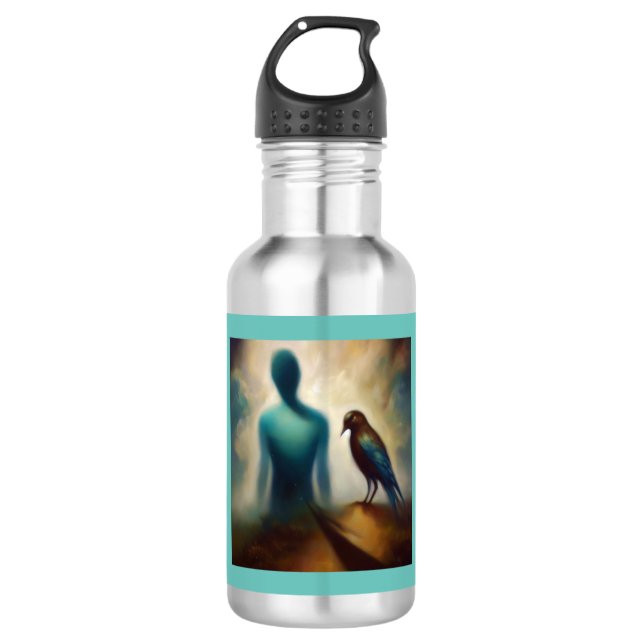 Spirit Animal Bluebird 1 Stainless Steel Water Bottle (Front)