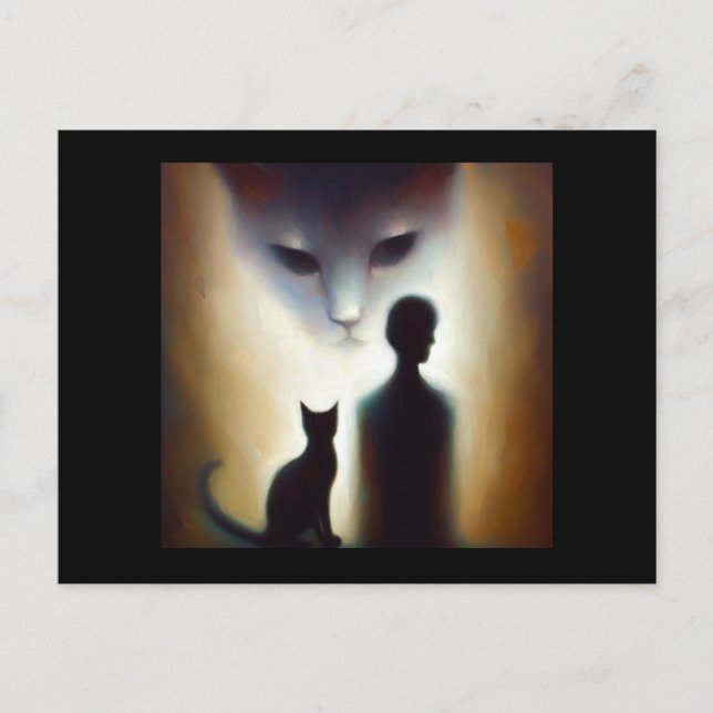 Spirit Animal Cat 2 Postcard (Front)