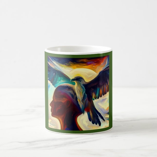 Spirit Animal Eagle 3 Coffee Mug (Center)