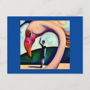 Spirit Animal Flamingo 3 Postcard