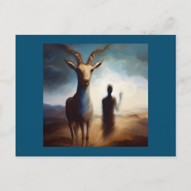 Spirit Animal Gazelle 2 Postcard (Front)