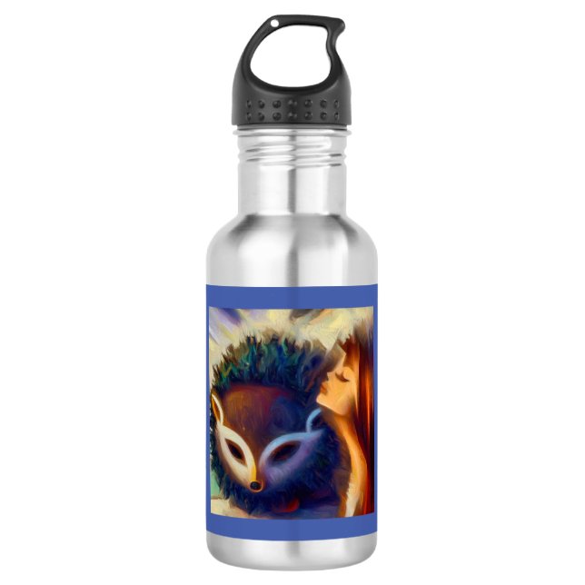 Spirit Animal Hedgehog 2 Stainless Steel Water Bottle (Front)