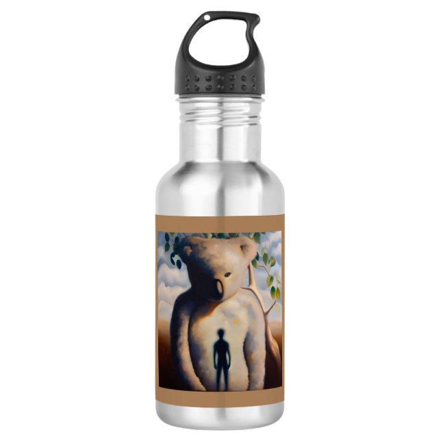 Spirit Animal Koala 2 Stainless Steel Water Bottle (Front)