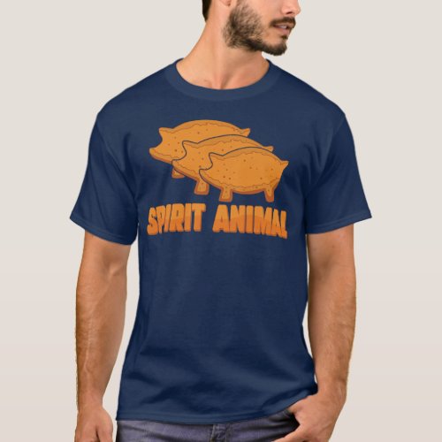 Spirit Animal Marranito Pig Mexican Candy Sweet Br T_Shirt