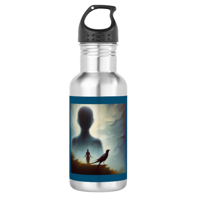 Spirit Animal Mockingbird 1 Stainless Steel Water Bottle (Front)