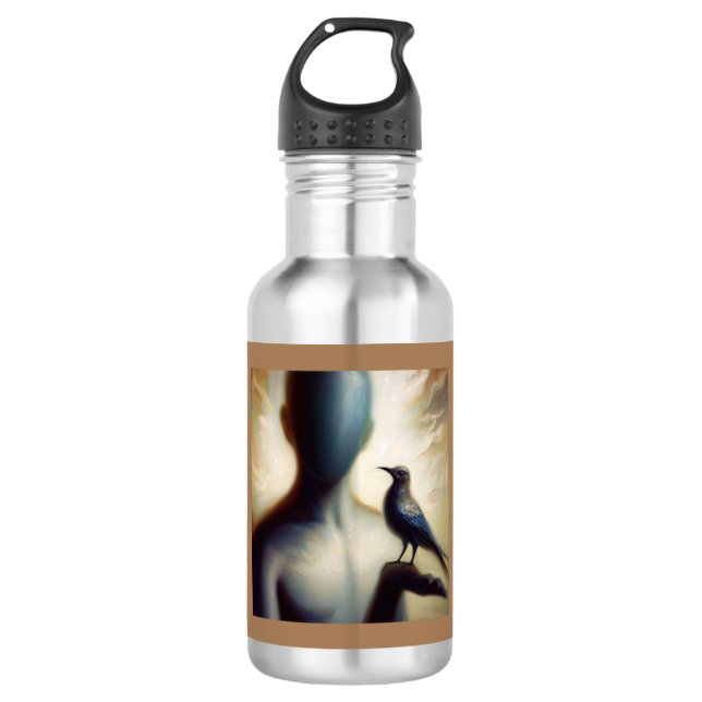 Spirit Animal Mockingbird 2 Stainless Steel Water Bottle (Front)