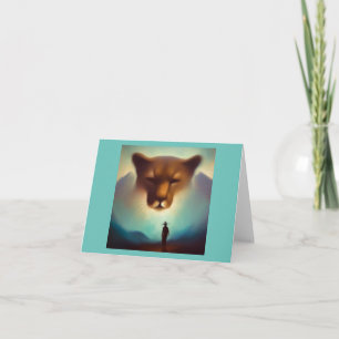 Spirit Animal Mountain Lion 3 Card