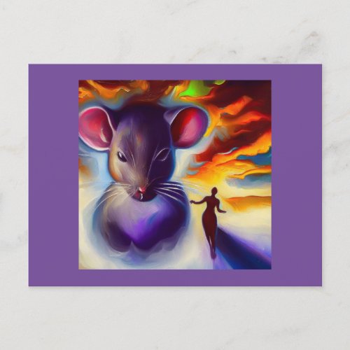 Spirit Animal Mouse 2 Postcard