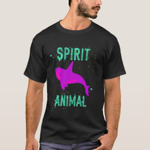 Spirit Animal Orca Whale Lover Animals Comfort Cut T-Shirt