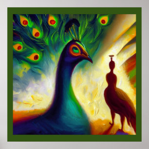 Spirit Animal Peacock 3 Poster