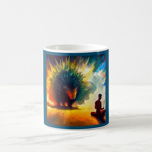 Spirit Animal Porcupine 3 Coffee Mug (Center)
