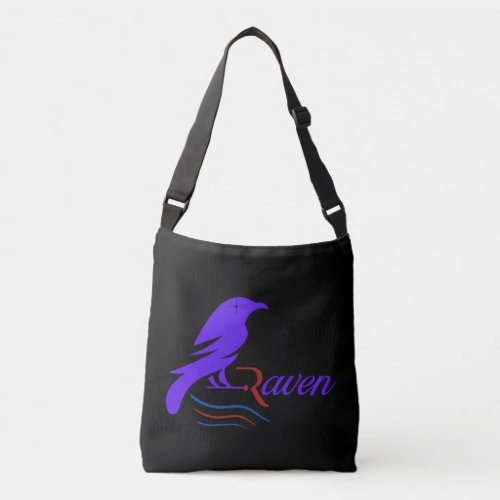 Spirit Animal Raven  Crossbody Bag