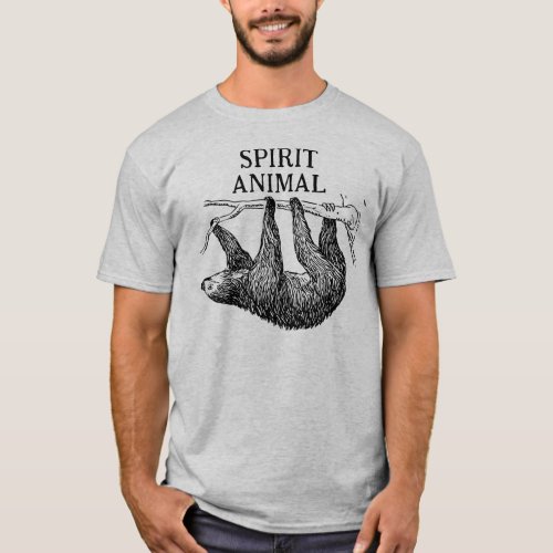 Spirit Animal Sloth T_Shirt