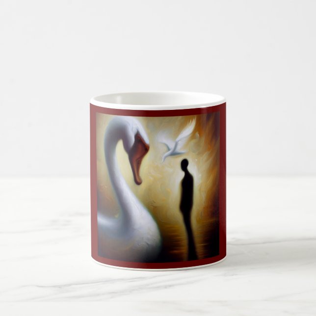 Spirit Animal Swan 1 Coffee Mug (Center)