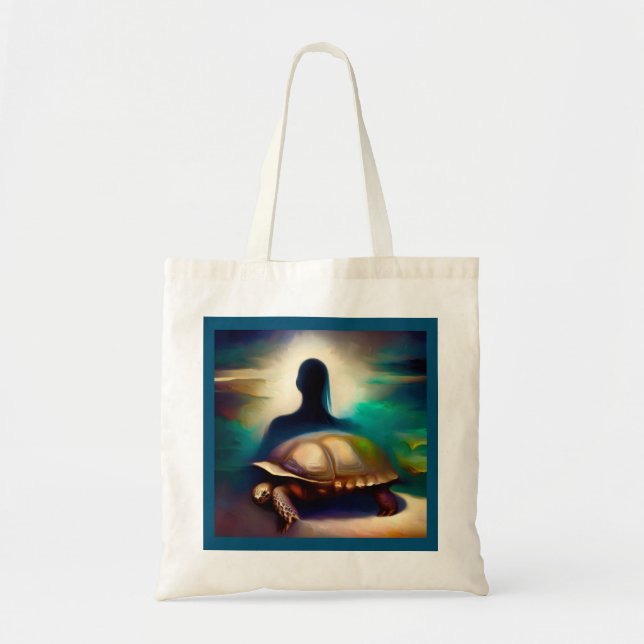 Spirit Animal Turtle 2 Tote Bag (Front)