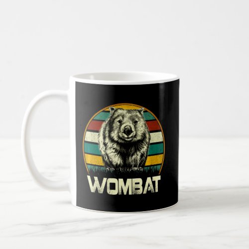 Spirit Animal Womba  Vintage Wombat  Coffee Mug