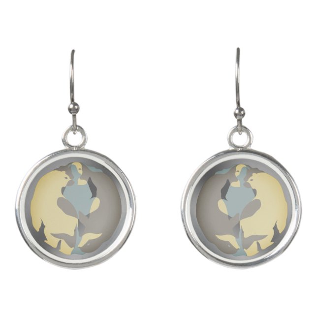 Spirit Animals Earrings Native Wildlife Art Gifts (Front)