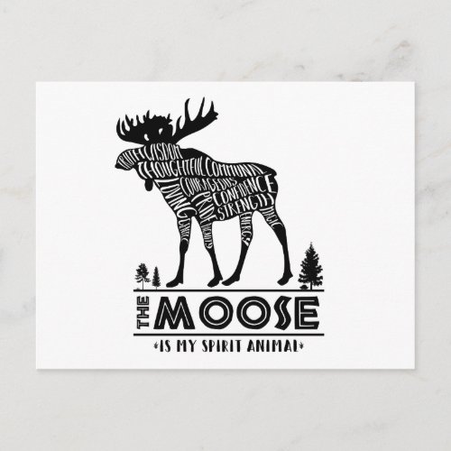 Spirit Animals The Moose  Postcard