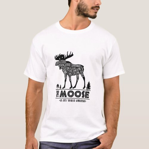 Spirit Animals The Moose  T_Shirt