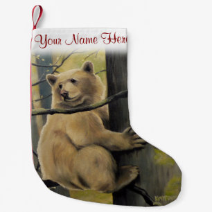 Spirit Bear Christmas Stocking Kermode Stocking
