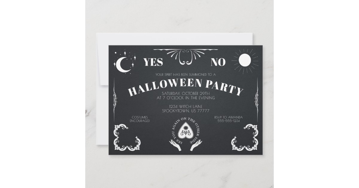 BOO Black and White Halloween Party - Soiree Event Design