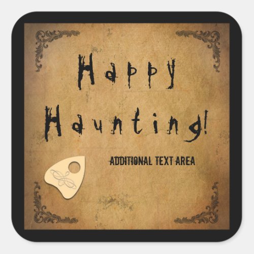 Spirit Board Halloween Haunted Party Sticker