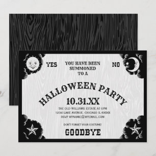 Spirit Board Halloween Party Invitation