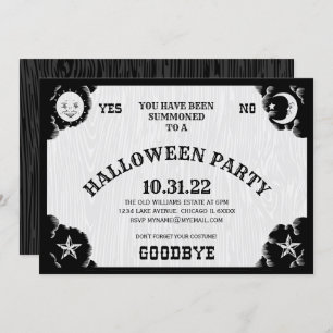Spirit Board Halloween Party Invitation
