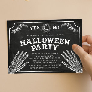 Spirit Board Halloween Party Invitation