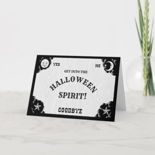 Spirit Board Halloween Spirit Greeting Card