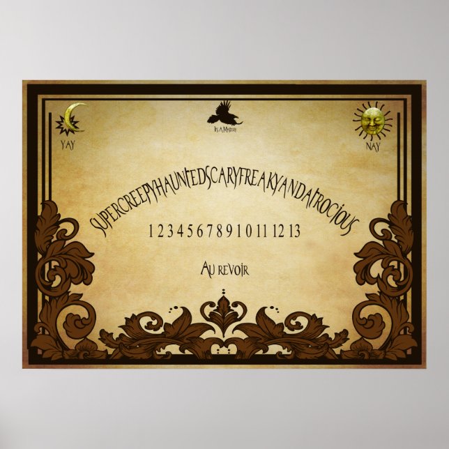 Spirit Board Humor Poster (Front)