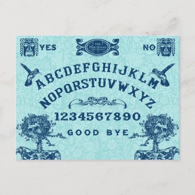 Spirit Board " The Nocturne" Postcard (Front)