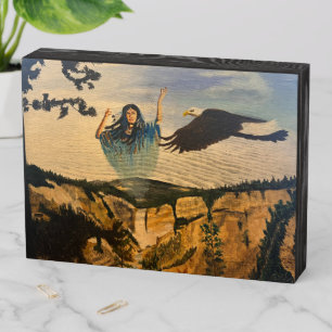 Spirit, by Gary Poling Wooden Box Sign