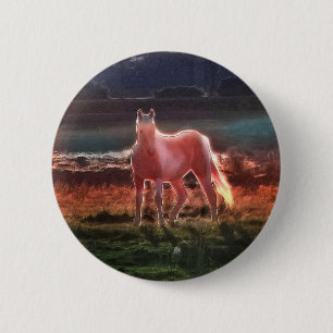 Spirit Dream Horse Pinback Button