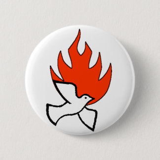 spirit & fire pinback button