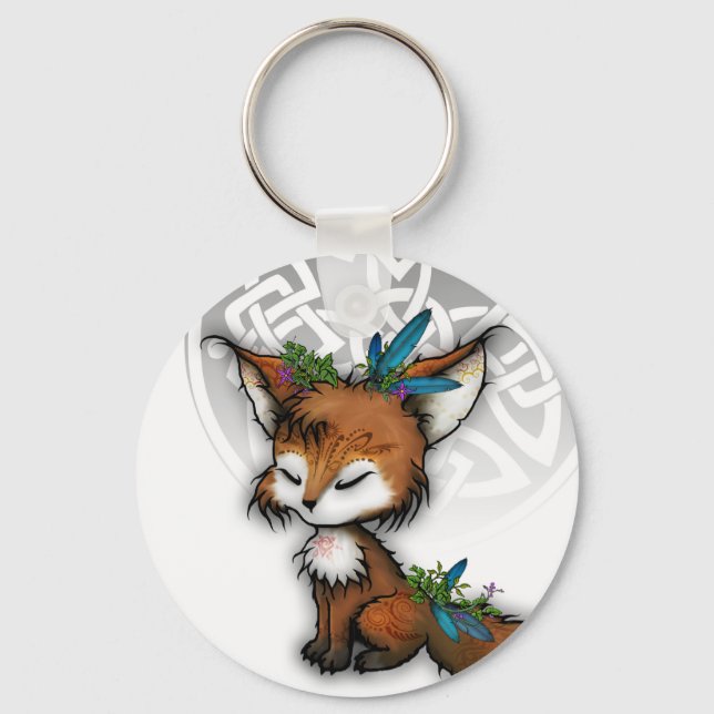 Spirit Fox Keychain (Front)