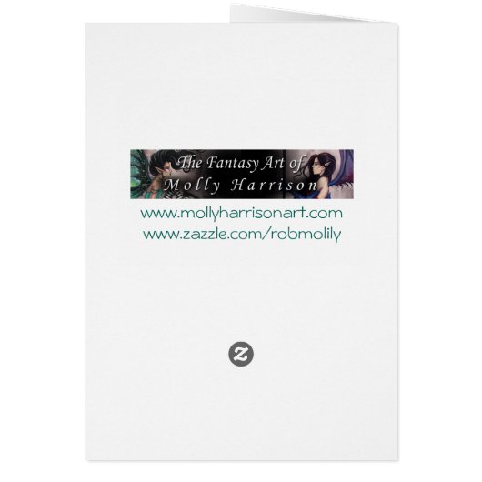 Spirit Guide Angel Fantasy Art by Molly Harrison (Back)