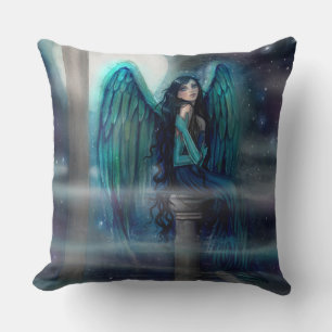 Spirit Guide Angel Fantasy Art Throw Pillow