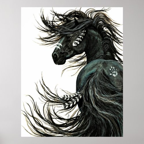 Spirit Horse by Bihrle  Poster