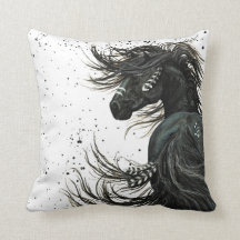 Spirit Wild And Free Pillow Cuddle Cushion Decorative Horses 40x40