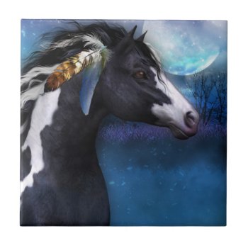 Spirit Horse Equine Tile by moonlake at Zazzle