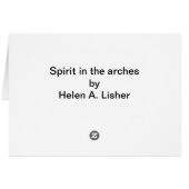 Spirit in the arches (Back Horizontal)