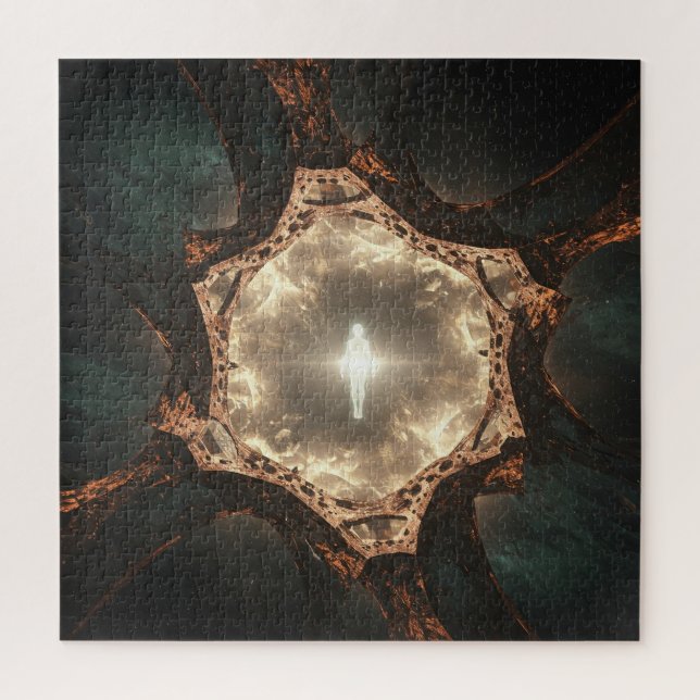 Spirit Inside Materials in Deep Dark Outer Space Jigsaw Puzzle (Vertical)