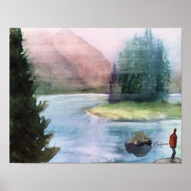 SPIRIT ISLAND WATERCOLOUR POSTER (Front)