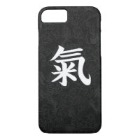 Spirit Japanese Kanji Calligraphy Black Dragon iPhone 8/7 Case