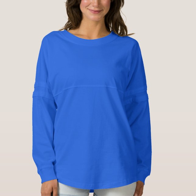 Spirit Jersey Shirt TEMPLATE DIY add image text (Front)