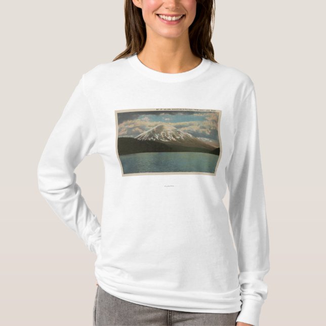 Spirit Lake, WA - View of Mt. St. Helens T-Shirt (Front)