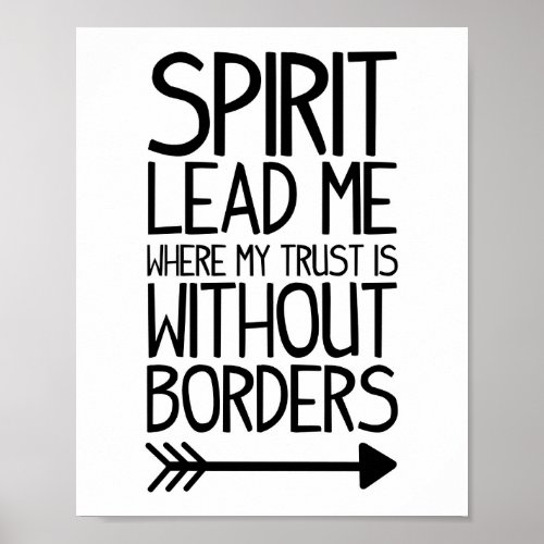 Spirit Lead Me Print